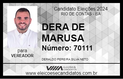 Candidato DERA DE MARUSA 2024 - RIO DE CONTAS - Eleições