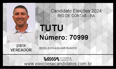 Candidato TUTU 2024 - RIO DE CONTAS - Eleições