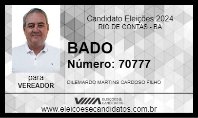 Candidato BADO 2024 - RIO DE CONTAS - Eleições