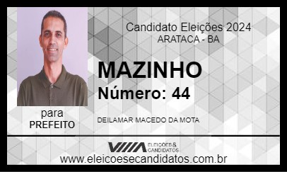 Candidato MAZINHO 2024 - ARATACA - Eleições