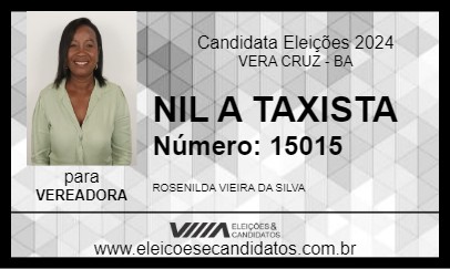 Candidato NIL A TAXISTA 2024 - VERA CRUZ - Eleições