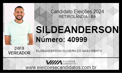 Candidato SILDEANDERSON 2024 - RETIROLÂNDIA - Eleições