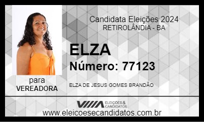 Candidato ELZA 2024 - RETIROLÂNDIA - Eleições