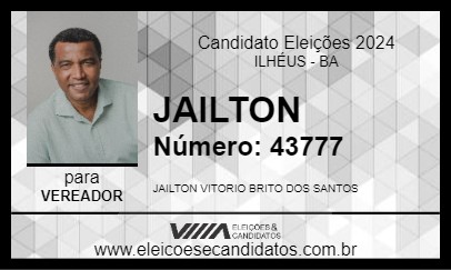 Candidato JAILTON 2024 - ILHÉUS - Eleições