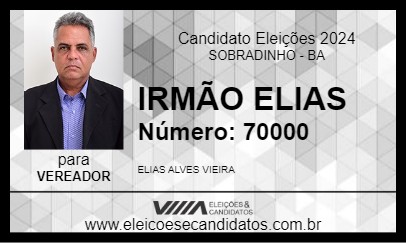 Candidato IRMÃO ELIAS 2024 - SOBRADINHO - Eleições