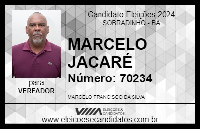 Candidato MARCELO JACARÉ 2024 - SOBRADINHO - Eleições