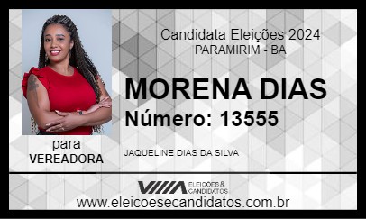 Candidato MORENA DIAS 2024 - PARAMIRIM - Eleições