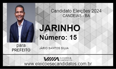 Candidato JARINHO 2024 - CANDEIAS - Eleições