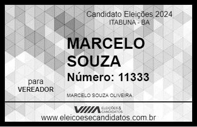 Candidato MARCELO SOUZA 2024 - ITABUNA - Eleições