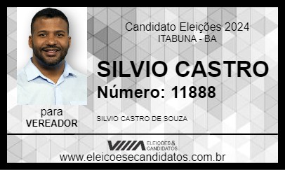 Candidato SILVIO CASTRO 2024 - ITABUNA - Eleições