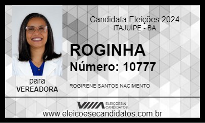 Candidato ROGINHA 2024 - ITAJUÍPE - Eleições