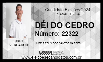 Candidato DÉI DO CEDRO 2024 - PLANALTO - Eleições