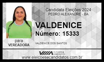 Candidato VALDENICE 2024 - PEDRO ALEXANDRE - Eleições