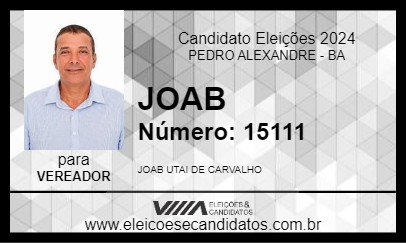 Candidato JOAB 2024 - PEDRO ALEXANDRE - Eleições