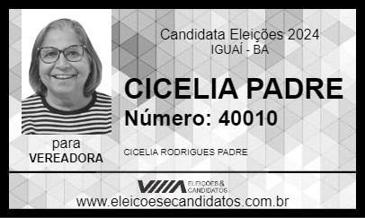 Candidato CICELIA PADRE 2024 - IGUAÍ - Eleições