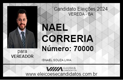 Candidato NAEL CORRERIA 2024 - VEREDA - Eleições