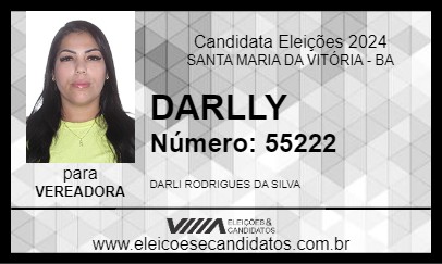 Candidato DARLLY 2024 - SANTA MARIA DA VITÓRIA - Eleições