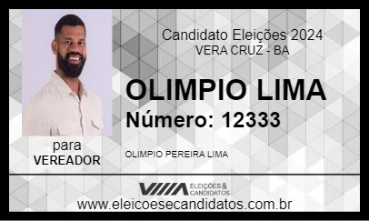 Candidato OLIMPIO LIMA 2024 - VERA CRUZ - Eleições