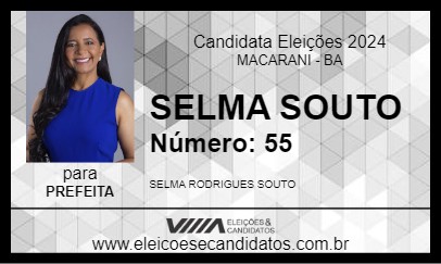 Candidato SELMA SOUTO 2024 - MACARANI - Eleições