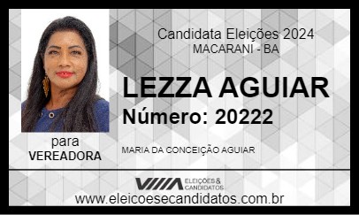 Candidato LEZZA AGUIAR 2024 - MACARANI - Eleições