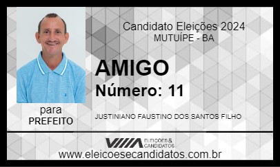 Candidato AMIGO 2024 - MUTUÍPE - Eleições