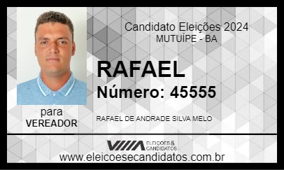 Candidato RAFAEL 2024 - MUTUÍPE - Eleições