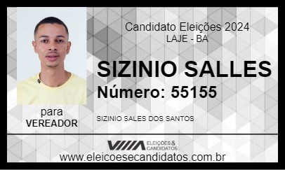 Candidato SIZINIO SALLES 2024 - LAJE - Eleições