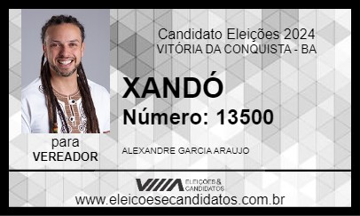 Candidato XANDÓ 2024 - VITÓRIA DA CONQUISTA - Eleições