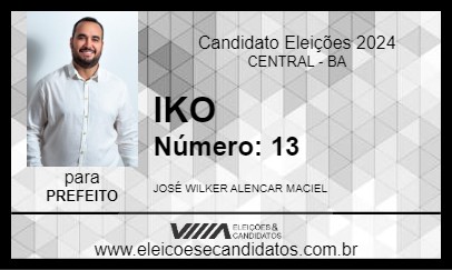 Candidato IKO 2024 - CENTRAL - Eleições