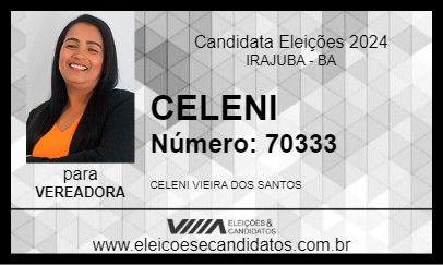 Candidato CELENI 2024 - IRAJUBA - Eleições