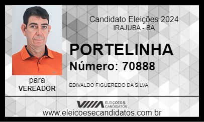 Candidato PORTELINHA 2024 - IRAJUBA - Eleições