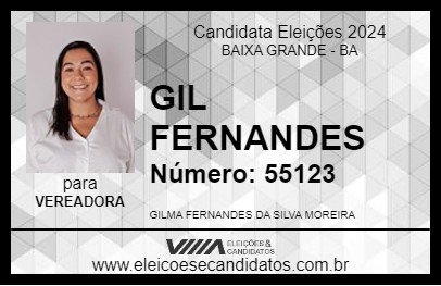 Candidato GIL FERNANDES 2024 - BAIXA GRANDE - Eleições