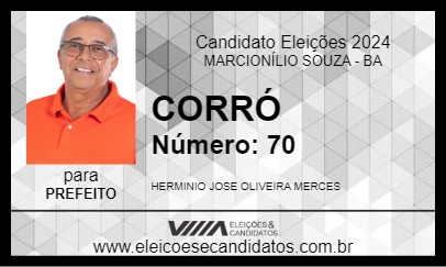 Candidato CORRÓ 2024 - MARCIONÍLIO SOUZA - Eleições