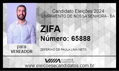 Candidato ZIFA 2024 - LIVRAMENTO DE NOSSA SENHORA - Eleições