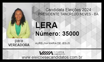 Candidato LERA 2024 - PRESIDENTE TANCREDO NEVES - Eleições