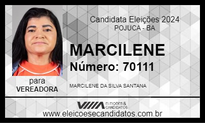 Candidato MARCILENE 2024 - POJUCA - Eleições