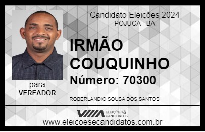 Candidato IRMÃO COUQUINHO 2024 - POJUCA - Eleições