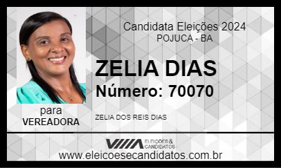 Candidato ZELIA DIAS 2024 - POJUCA - Eleições