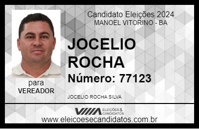 Candidato JOCELIO ROCHA 2024 - MANOEL VITORINO - Eleições