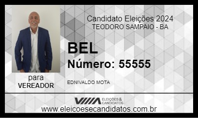 Candidato BEL 2024 - TEODORO SAMPAIO - Eleições