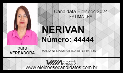 Candidato NERIVAN 2024 - FÁTIMA - Eleições