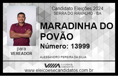 Candidato MARADINHA DO POVÃO 2024 - SERRA DO RAMALHO - Eleições