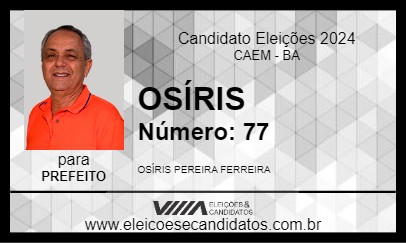 Candidato OSÍRIS 2024 - CAEM - Eleições