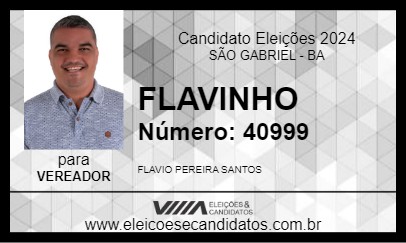 Candidato FLAVINHO 2024 - SÃO GABRIEL - Eleições