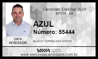 Candidato AZUL 2024 - IBITITÁ - Eleições