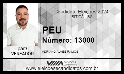 Candidato PEU 2024 - IBITITÁ - Eleições