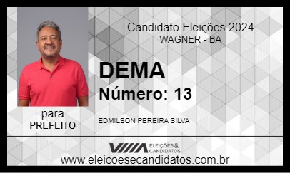 Candidato DEMA 2024 - WAGNER - Eleições