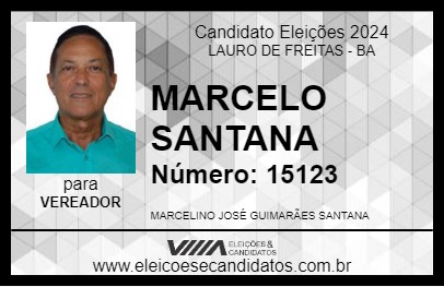 Candidato MARCELO SANTANA 2024 - LAURO DE FREITAS - Eleições