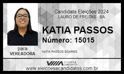 Candidato KATIA PASSOS 2024 - LAURO DE FREITAS - Eleições