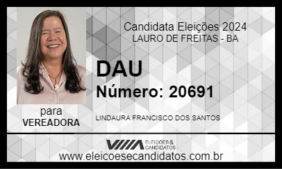 Candidato DAU 2024 - LAURO DE FREITAS - Eleições